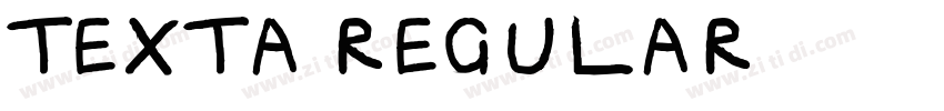 TEXTA REGULAR字体转换